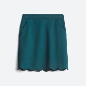 Skies Are Blue - Berenice Scallop Hem Skirt